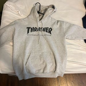 Grey thrasher hoodie